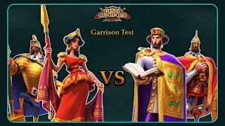 GorgoMartel Garrison Test VS JustinianNevsky - Rise of Kingdoms