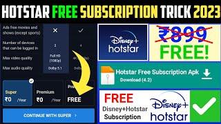 How To Get Free Disney + Hotstar Subscription  Disney Hotstar Subscription Free 2024