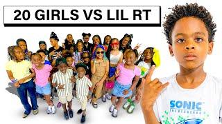 20 GIRLS VS 1 RAPPER LIL RT