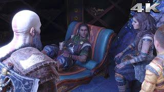 Freyr Drunk from Freyas Herbal Remedy Funny Dialog Scene - God Of War Ragnarok PS5 2022 GoW 5