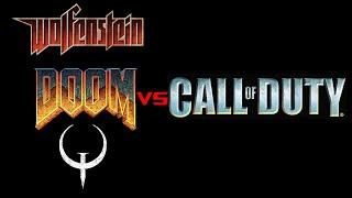 Wolfenstein DOOM and Quake vs Call of Duty #callofduty #doom #quake #wolfenstein