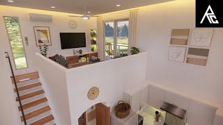 Spectacular Loft-Type Tiny House Design Idea 4x6 Meters Only