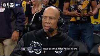 Kareem Reacts to LeBron James Breaking NBA Scoring Record  FULL INTERVIEW