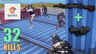 DP-28 + 6x Scope MADNESS  32 SOLO KILLS  PUBG Mobile