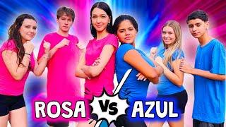 ROSA vs AZUL  GINCANA DA LULUCA  Luluca