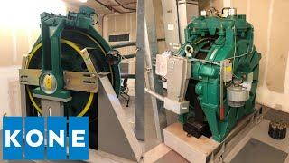 Epic KONE EcoDisc Traction Elevator Machine Room Tour