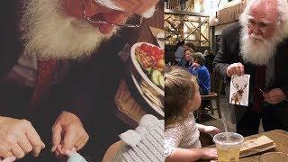 Watch Adorable 4-Year-Old Mistake Man at Restaurant for Santa Claus
