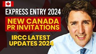 Canada Express Entry 2024 New Canada PR Invitations  CRS cut-off score  IRCC Latest Updates