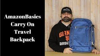 AmazonBasics Carry On Travel Backpack