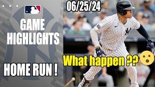 Yankees Highlights Home Run 3-0 June 25 2024  Base loaded 