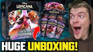 HUGE UNBOXING - DISNEY LORCANA RISE OF THE FLOODBORN - SET 2