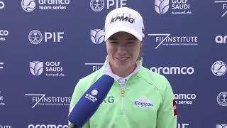 Leona Maguire leads the way in England  Aramco Team Series - London