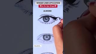 Winged Liner Application #viralvideo #makeup #makeuptutorial #viral #makeupstylist #eyemakeupartist