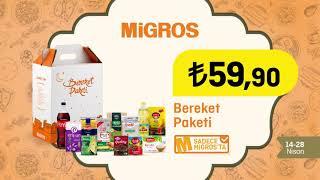 Ramazan Bereketi Migros ve Migros Sanal Markette  Bereket Paketi