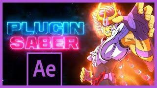 Tutorial Plugin SABER after effects en textos imagenes y videos