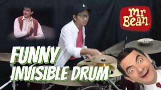 Mr Bean Funny Invisible Drum Drum Cover