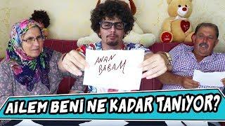 AİLEM BENİ NE KADAR TANIYOR  PARA CEZALI