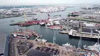 【4K】Port of Rotterdam by Drone 