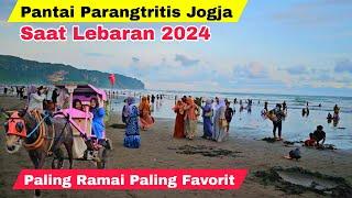 Pantai Parangtritis Yogyakarta Saat Lebaran 2024  Wisata Jogja Terbaru