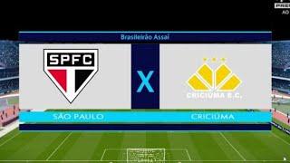 SÃO PAULO X CRICIUMA PES 2017 PATCH BMPES 2024