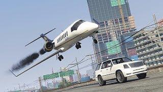 GTA 5 EXTREME AIRPLANE CRASHES AND LANDINGS COMPILATION