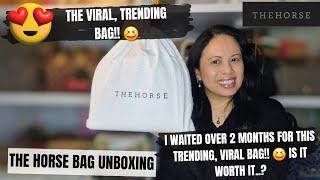 BAG REVEAL..I FINALLY HAVE THE VIRAL TRENDING BAG FROM THE HORSE IS THIS BAG WORTH IT.? WELL SEE