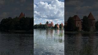 Beautiful summer day - castle clouds lake… #shorts #trakai