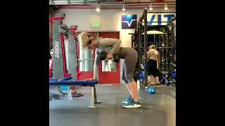 ️‍️Back Exercise  Tara Crosley  Gym Girls Workout  Gym Girls Exercise