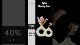 PriPey Cyber Monday Deals - Donut Vase For Home and Decor