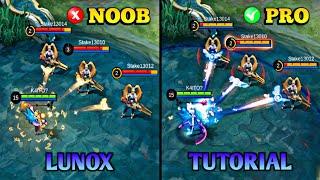 LUNOX TUTORIAL 2024  MASTER LUNOX IN JUST 16 MINUTES  BUILD COMBO AND MORE  MLBB