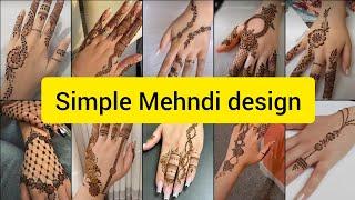 Simple Mehndi designs #simplemehndidesign #mehndidesign #mehndi