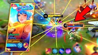 FANNY LIFEGUARD FREESTYLE   SOLO RANK GAMEPLAY  MLBB