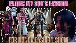 I RATED MY SUBSCIBERS FASHION FOR HONOR