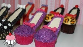 Stiletto Cupcakes Decorate High Heel Shoe Cupcakes - A Cupcake Addiction How To Tutorial