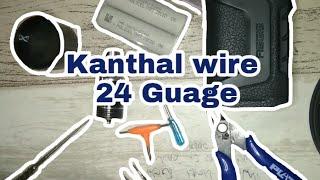 Kanthal wire 24 Guage 7 full wraps build on Aegis Legend