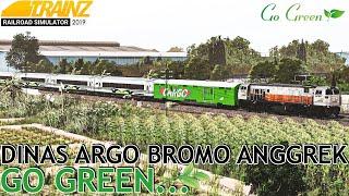 CABRIDE LOKOMOTIF CC 2061387 DINAS KERETA ARGO BROMO ANGGREK GO GREEN  TRAINZ SIMULATOR INDONESIA