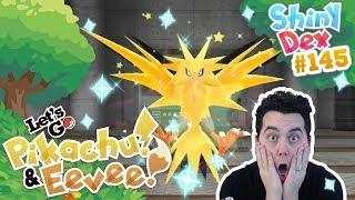 PERFECT TIMING SHINY ZAPDOS in POKEMON LETS GO PIKACHU and EEVEE