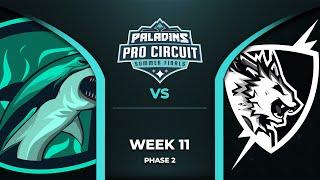PALADINS Pro Circuit Snapn vs flashpoint Phase 2 Week 11