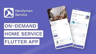 Overview Handyman Flutter App Full Solution with Backend  Iqonic Design