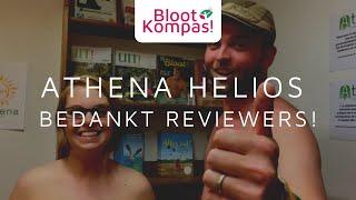 Athena Helios bedankt BlootKompas reviewers
