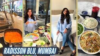 RADISSON BLU Mumbai Airport - SUITE room tour BUFFET breakfast & dinner  FIVE STAR Staycation 