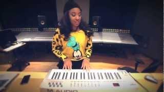 CeCe G In The Studio Making A Beat