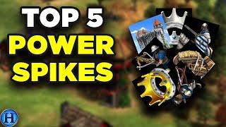 Top 5 Power Spikes & How To Use Them  AoE2