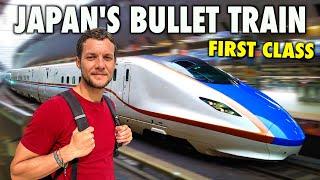 Riding FIRST CLASS On Japans Bullet Train  Worth It? Shinkansen