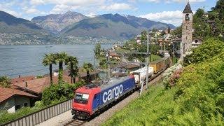 Sonniges Tessin - Bahnverkehr in der Südschweiz