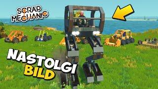  NEW  ПРЫГАЮЩИЙ ШАГОХОД из LK NASTOLGI BILD   ОБЗОР ПОСТРОЕК в Scrap Mechanic  СКРАП МЕХАНИК 