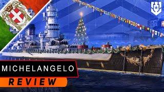 КРЕЙСЕР MICHELANGELO НУЖНО БОЛЬШЕ ПМК МИР КОРАБЛЕЙWORLD OF WARSHIPS