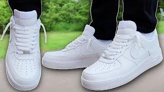 How To Lace Nike Air Force 1s Loosely BEST WAY