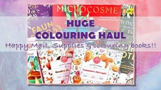 HUGE COLOURING BOOK HAUL  FEBRUARY TO JULY 2024  ADULT COLOURING