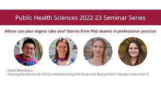 Mar 8 2023  Where can your degree take you? Stories from PhD alumni in professional practice